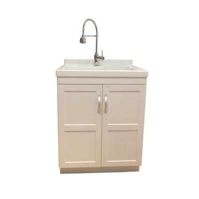 HOIFAT home center bathroom furniture acrylic wash basin closet cabinet with sink vanity corner design unit