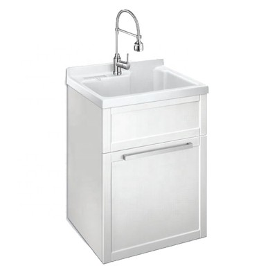 HOIFAT furniture bathroom modern style pull-down door closet storage wash basin cabinet in bathroom